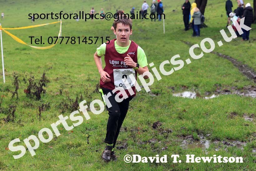 Boys under-15s 2023 NECAA Cross Country Relays, Thornley Hall Farm, Peterlee, County Durham. Photo: David T. Hewitson/Sports for All Pics
